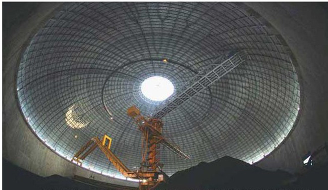 灵武发电厂干煤棚网架